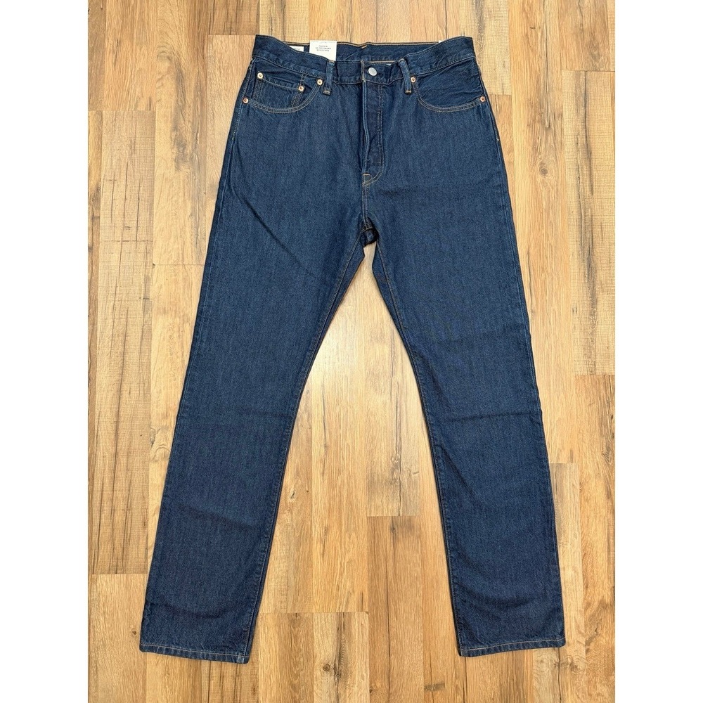 Levi's 501 Original Fit Jeans 32x32 Dark Wash Button Fly NWT - Picture 2 of 10